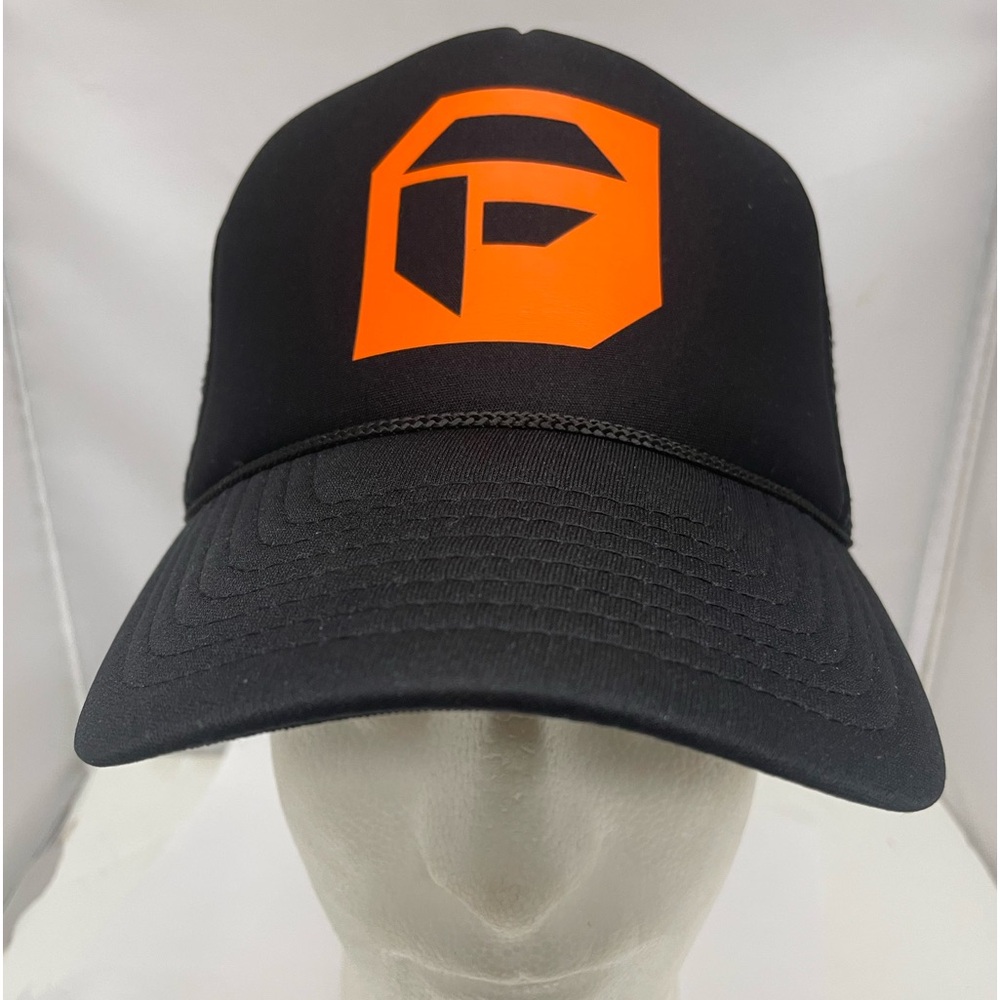 Hoonigan Racing Fuel Departure Black Mesh Rope SnapBack Trucker Hat Cap